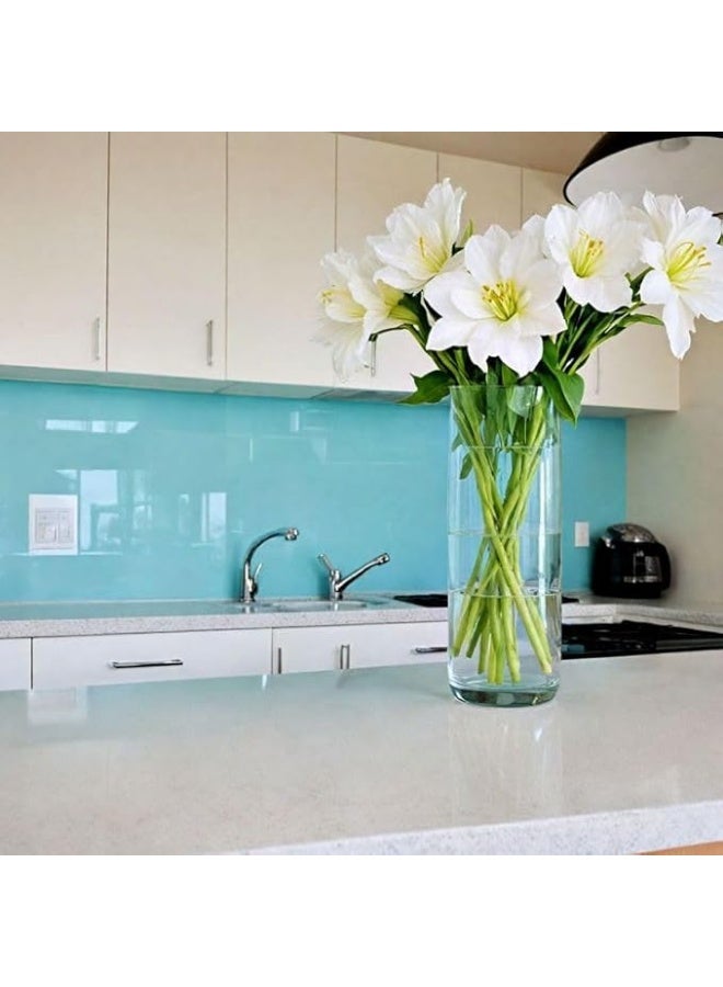 Tall Glass Vase, 50 cm, Transparent Vase Great for Decoration - Image 5
